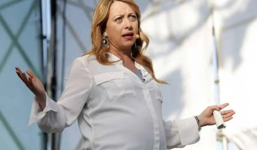 Giorgia Meloni al Family Day in dolce attesa