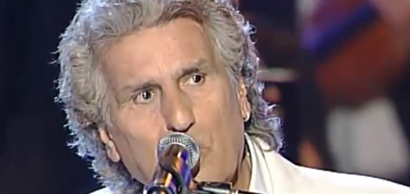 Ucraina vuole inserire nella lista nera anche Toto Cutugno